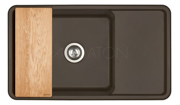 Мойка для кухни Акватон Беллис 87 1A724832BS280 кофе