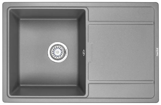 Мойка для кухни Granula 7804 алюминиум