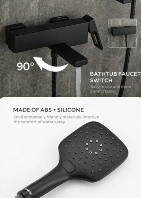 Смеситель Gappo G3217-6 для ванны