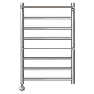 Полотенцесушитель электрический Point Артемида PN14158PE П6 500*800 c 2 полками левый/правый хром