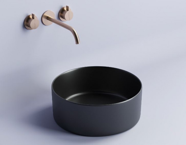 Раковина Ceramicanova Element 35,8*35,8 CN6032MB накладная черный матовый