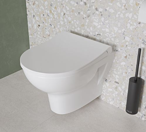 Унитаз подвесной Vitra Zentrum Rim-Ex 5795B003-0075 безободковый без сиденья