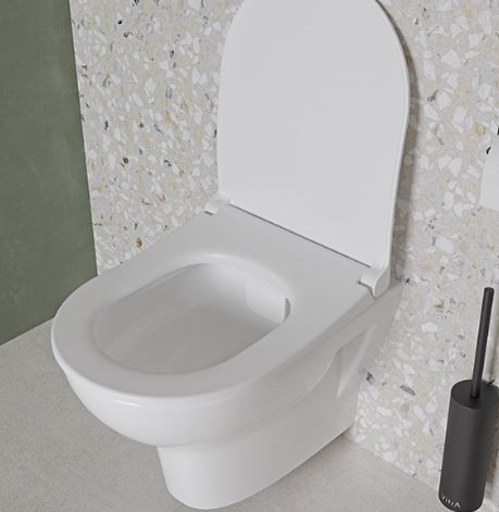 Унитаз подвесной Vitra Zentrum Rim-Ex 5795B003-0075 безободковый без сиденья