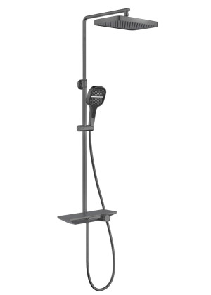 Душевая система Vincea VSFS-411GM вороненая сталь