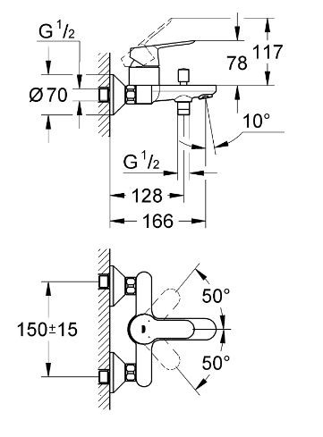 Комплект для ванны Grohe Start Edge 119823