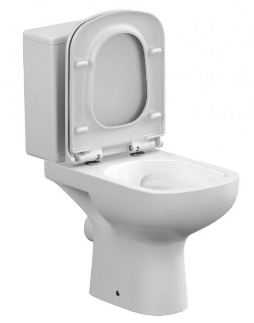 Унитаз-компакт Cersanit Colour Clean On 011 3/5 DPL EO KO-COL011-3/5-COn-DL-w безободковый