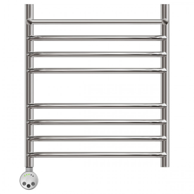 Полотенцесушитель электрический Point Альфа PN05156SPE П7 500*600 с полкой левый/правый хром