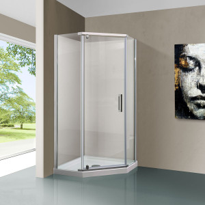 Душевой уголок Vincea Stresa 100*100 VSP-1S100CL прозрачное