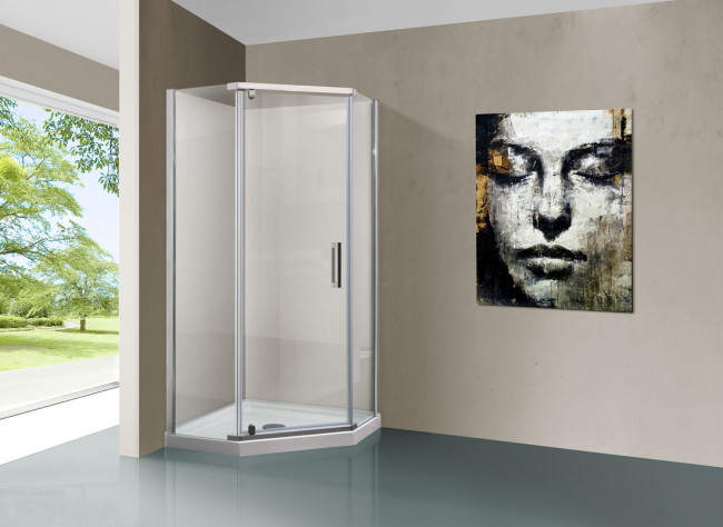 Душевой уголок Vincea Stresa 100*100 VSP-1S100CL прозрачное