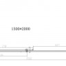 Душевой уголок Vincea Dice 150*100 VSR-4D1015CL прозрачное