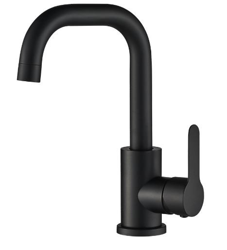 Смеситель Maretti Project Black PB32RP56 для раковины черный матовый