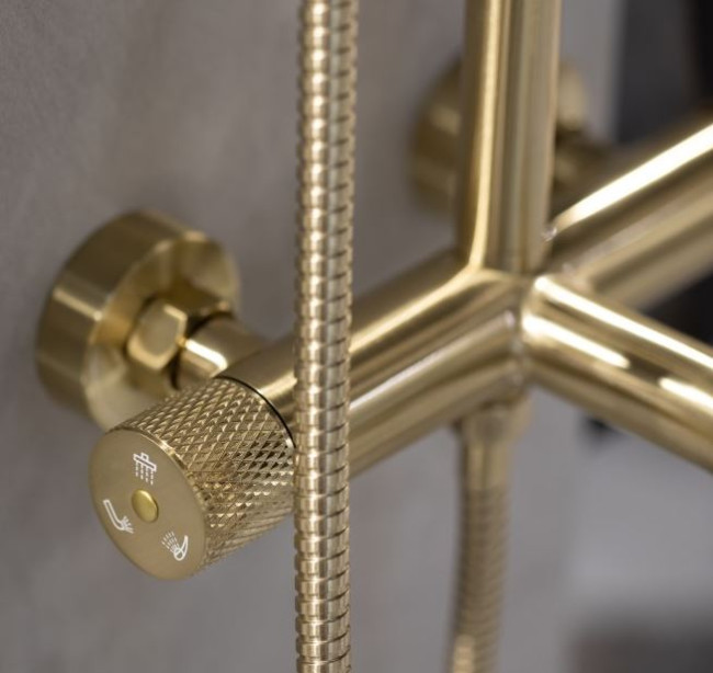 Душевая система Boheme Uno 468-MG золото матовое