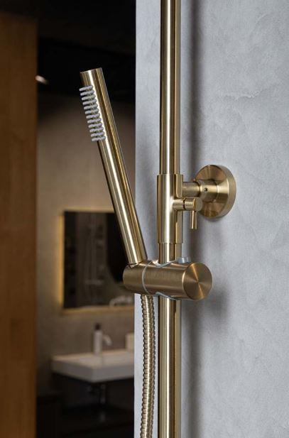 Душевая система Boheme Uno 468-MG золото матовое