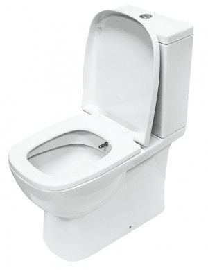 Унитаз-компакт Sanita Luxe Quadro New с биде с микролифтом QDRSLCC01040522B