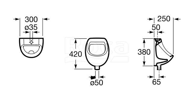 Писсуар Roca Mini 353145000