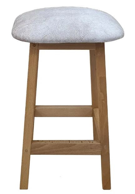 Табурет квадратный Велди бук натуральный/релакс крем