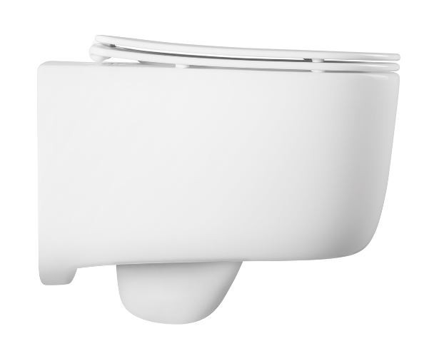 Унитаз подвесной Aquatek Лугано AQ2002-00 безободковый с микролифтом