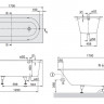 Ванна квариловая Villeroy & Boch Oberon 170*70 UBQ177OBE2V-01