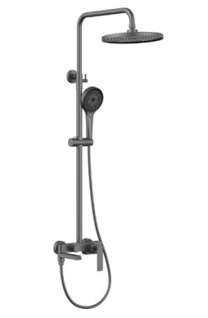 Душевая система Vincea VSFS-413GM вороненая сталь