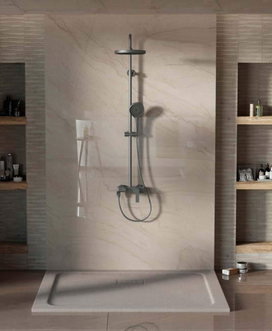 Душевая система Vincea VSFS-413GM вороненая сталь