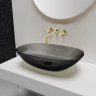Смеситель Vincea Groove VBFW-4G1BG4 для раковины настенный брашированное золото