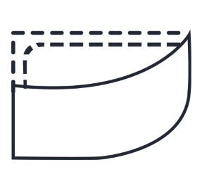 Панель фронтальная Astra-Form Тиора левая