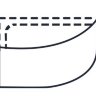 Панель фронтальная Astra-Form Тиора левая