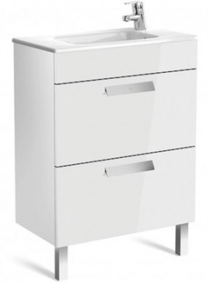 Тумба Roca Debba 60 ZRU9302708 белый глянец без раковины