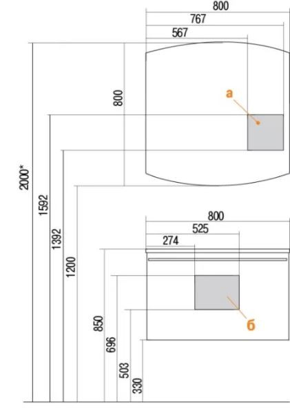 Тумба под раковину Акватон Севилья 80 1A126301SEG30 белый жемчуг