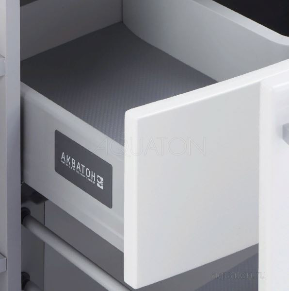 Тумба под раковину Акватон Севилья 80 1A126301SEG30 белый жемчуг