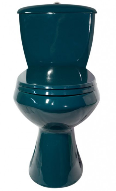 Унитаз-компакт Оскольская Керамика Элисса Стандарт 43325130202 зеленый антивсплеск