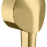Шланговое подсоединение Hansgrohe FixFit E 27454990 полированное золото