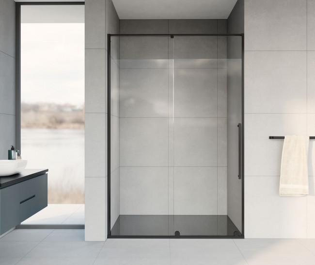 Душевая дверь Vincea Arno 120 VPS-1A120CLB прозрачное