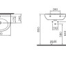 Раковина Vitra Zentrum 5786B003-0001 60см