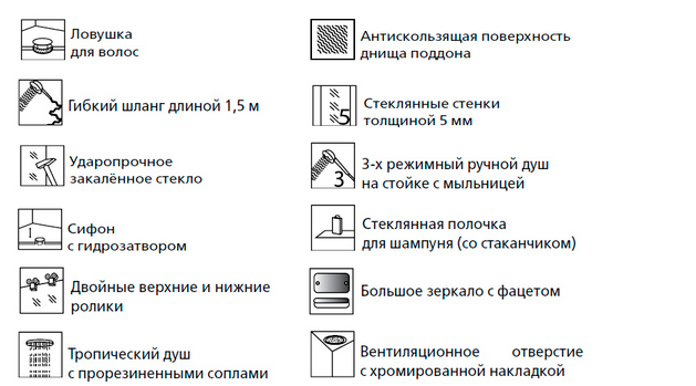 Душевая кабина Esbano ES-90CKR 90*90