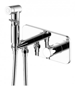 Комплект гигиенического душа Rossinka X25-59 с термостатом