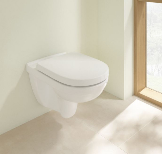 Унитаз подвесной Villeroy&Boch O.novo 5660HR01 безободковый с микролифтом