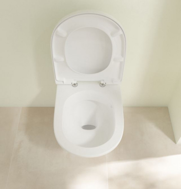 Унитаз подвесной Villeroy&Boch O.novo 5660HR01 безободковый с микролифтом