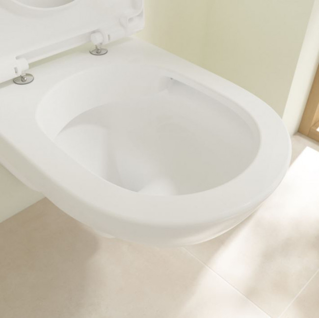Унитаз подвесной Villeroy&Boch O.novo 5660HR01 безободковый с микролифтом