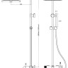 Душевая система Boheme Uno 468-MW белый матовый