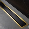 Душевой лоток Pestan Confluo Premium Line 850 13100118 Black Glass Gold