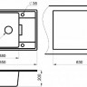 Мойка для кухни Granula 6503 графит