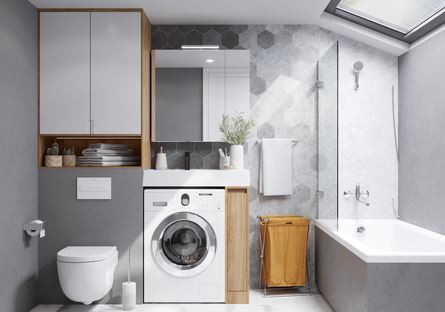 Зеркальный шкаф Акватон Лондри 80 1A267202LH010