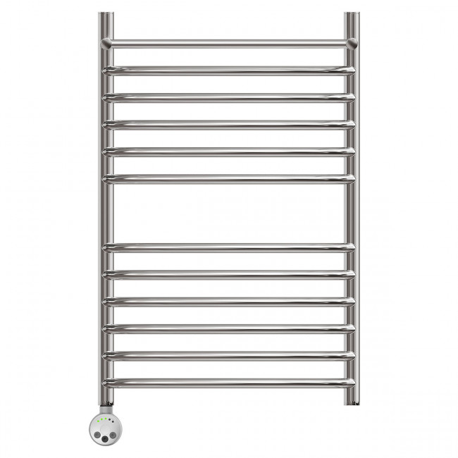 Полотенцесушитель электрический Point Альфа PN05158SPE П11 500*800 с полкой левый/правый хром