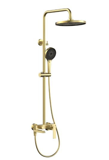 Душевая система Vincea VSFS-413BG брашированное золото