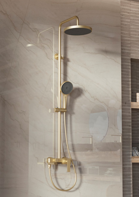 Душевая система Vincea VSFS-413BG брашированное золото