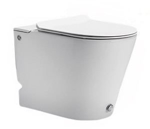 Унитаз приставной импульсный CeruttiSPA Argentera Pulse CT7267 безободковый с микролифтом