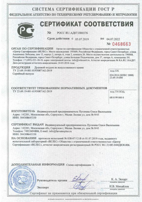 Душевой поддон RGW ST-W 90*90 16152099-01 белый