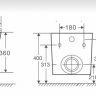 Унитаз подвесной OWL Vind Cirkel-H Matt Black OWLT190305 безободковый с микролифтом