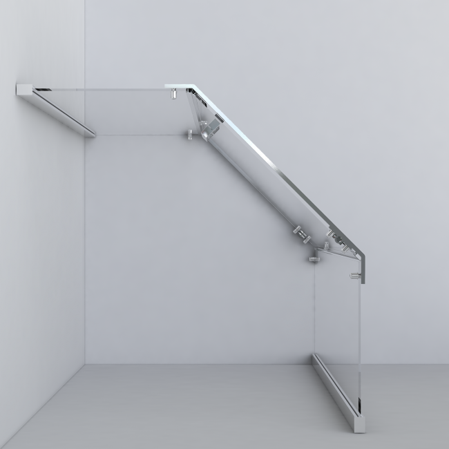 Душевой уголок Vincea Stresa 90*90 VSP-1S900CH шиншилла